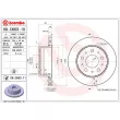 BREMBO 09.C663.11 - Jeu de 2 disques de frein arrière
