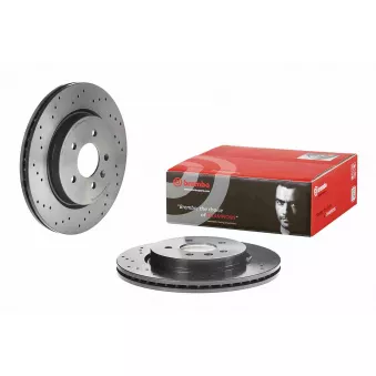 Jeu de 2 disques de frein arrière BREMBO OEM 569089