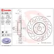 BREMBO 09.C828.11 - Jeu de 2 disques de frein avant