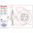 BREMBO 09.D061.11 - Jeu de 2 disques de frein arrière