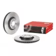 BREMBO 09.D251.11 - Jeu de 2 disques de frein avant