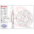 BREMBO 09.D339.11 - Jeu de 2 disques de frein arrière