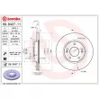 BREMBO 09.D427.11 - Jeu de 2 disques de frein avant