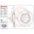 BREMBO 09.D444.11 - Jeu de 2 disques de frein avant
