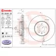 BREMBO 09.D549.23 - Jeu de 2 disques de frein avant