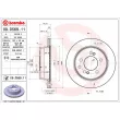 BREMBO 09.D569.11 - Jeu de 2 disques de frein arrière