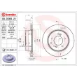 BREMBO 09.D569.21 - Jeu de 2 disques de frein arrière