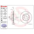 Jeu de 2 disques de frein avant BREMBO [09.D607.11]