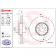 BREMBO 09.D725.11 - Jeu de 2 disques de frein avant