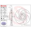 Jeu de 2 disques de frein avant BREMBO [09.D982.21]