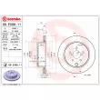 BREMBO 09.E098.11 - Jeu de 2 disques de frein arrière