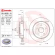 BREMBO 09.N235.11 - Jeu de 2 disques de frein arrière