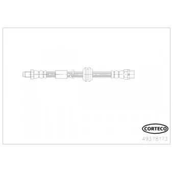 Flexible de frein CORTECO OEM 34306793611