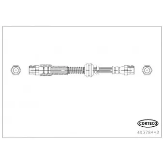 CORTECO 49378448 - Flexible de frein