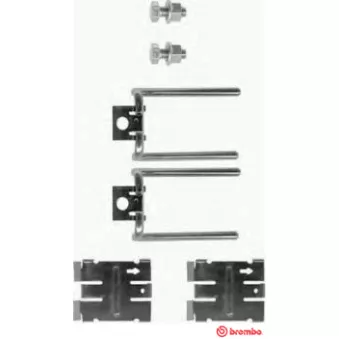 BREMBO A 02 216 - Kit d'accessoires, plaquette de frein à disque