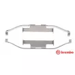 BREMBO A 02 222 - Kit d'accessoires, étrier de frein