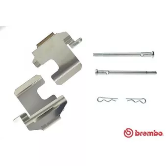 BREMBO A 02 244 - Kit d'accessoires, plaquette de frein à disque