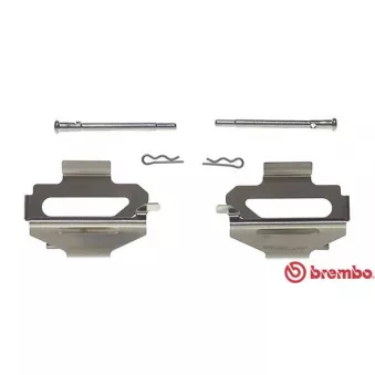 BREMBO A 02 253 - Kit d'accessoires, plaquette de frein à disque