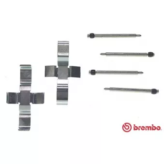BREMBO A 02 279 - Kit d'accessoires, plaquette de frein à disque