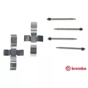 Kit d'accessoires, plaquette de frein à disque BREMBO A 02 279