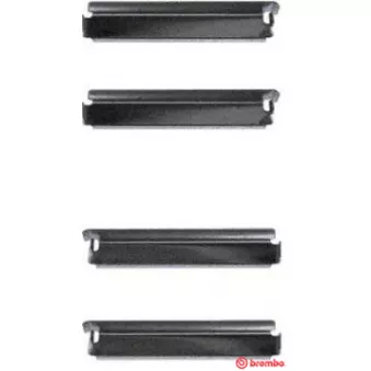 BREMBO A 02 288 - Kit d'accessoires, plaquette de frein à disque