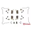 BREMBO A 02 305 - Kit d'accessoires, plaquette de frein à disque