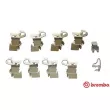 Kit d'accessoires, plaquette de frein à disque BREMBO [A 02 313]