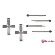 BREMBO A 02 315 - Kit d'accessoires, plaquette de frein à disque