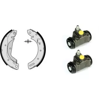 Jeu de mâchoires de frein BREMBO H 24 044