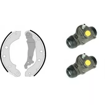 Jeu de mâchoires de frein BREMBO H 56 010