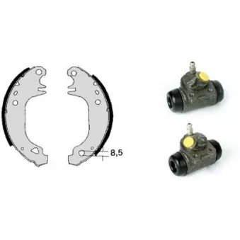 Jeu de mâchoires de frein BREMBO OEM 7701202586