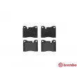 BREMBO P 06 002 - Jeu de 4 plaquettes de frein avant