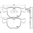 BREMBO P 06 021 - Jeu de 4 plaquettes de frein avant