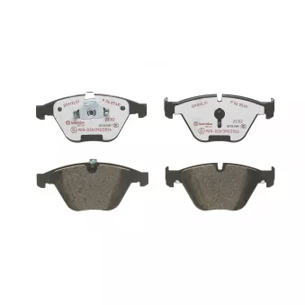 Jeu de 4 plaquettes de frein avant BREMBO P 06 054X