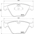 BREMBO P 06 081 - Jeu de 4 plaquettes de frein avant