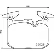 BREMBO P 06 096 - Jeu de 4 plaquettes de frein avant