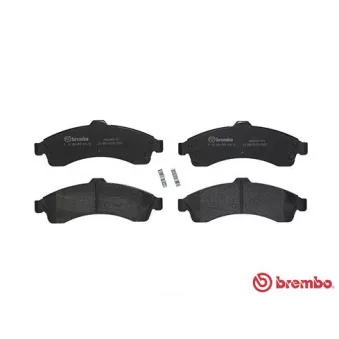 Jeu de 4 plaquettes de frein avant BREMBO P 10 009