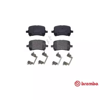 Jeu de 4 plaquettes de frein avant BREMBO OEM 15243704