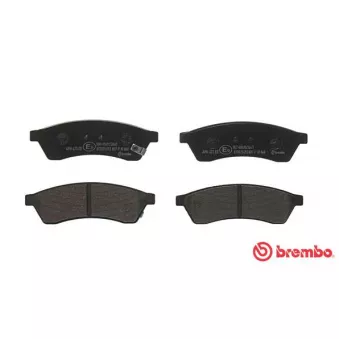 Jeu de 4 plaquettes de frein arrière BREMBO OEM 96475028