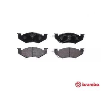 Jeu de 4 plaquettes de frein avant BREMBO OEM 4383934