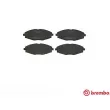 Jeu de 4 plaquettes de frein avant BREMBO [P 15 006]