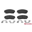 BREMBO P 18 034 - Jeu de 4 plaquettes de frein avant