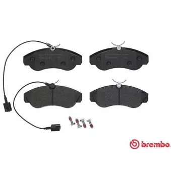 BREMBO P 23 084 - Jeu de 4 plaquettes de frein avant