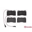 BREMBO P 23 098 - Jeu de 4 plaquettes de frein avant