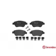 BREMBO P 23 099 - Jeu de 4 plaquettes de frein avant