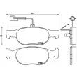 BREMBO P 23 113 - Jeu de 4 plaquettes de frein avant
