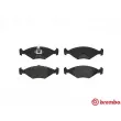 BREMBO P 23 124 - Jeu de 4 plaquettes de frein avant