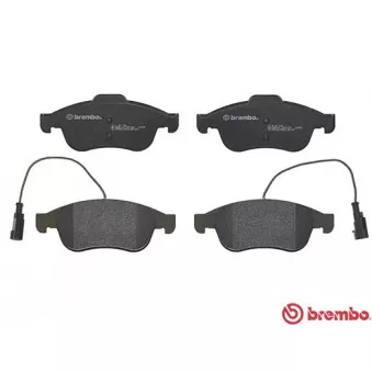 Jeu de 4 plaquettes de frein avant BREMBO OEM 77365355