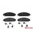 BREMBO P 23 149 - Jeu de 4 plaquettes de frein avant