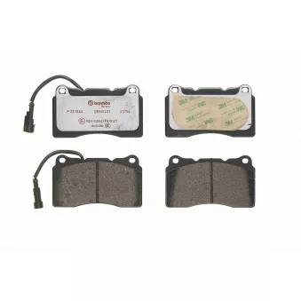 Jeu de 4 plaquettes de frein avant BREMBO OEM 77366389
